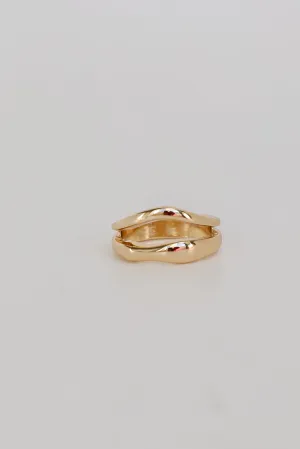 FINAL SALE - Hazel Gold Double Ring