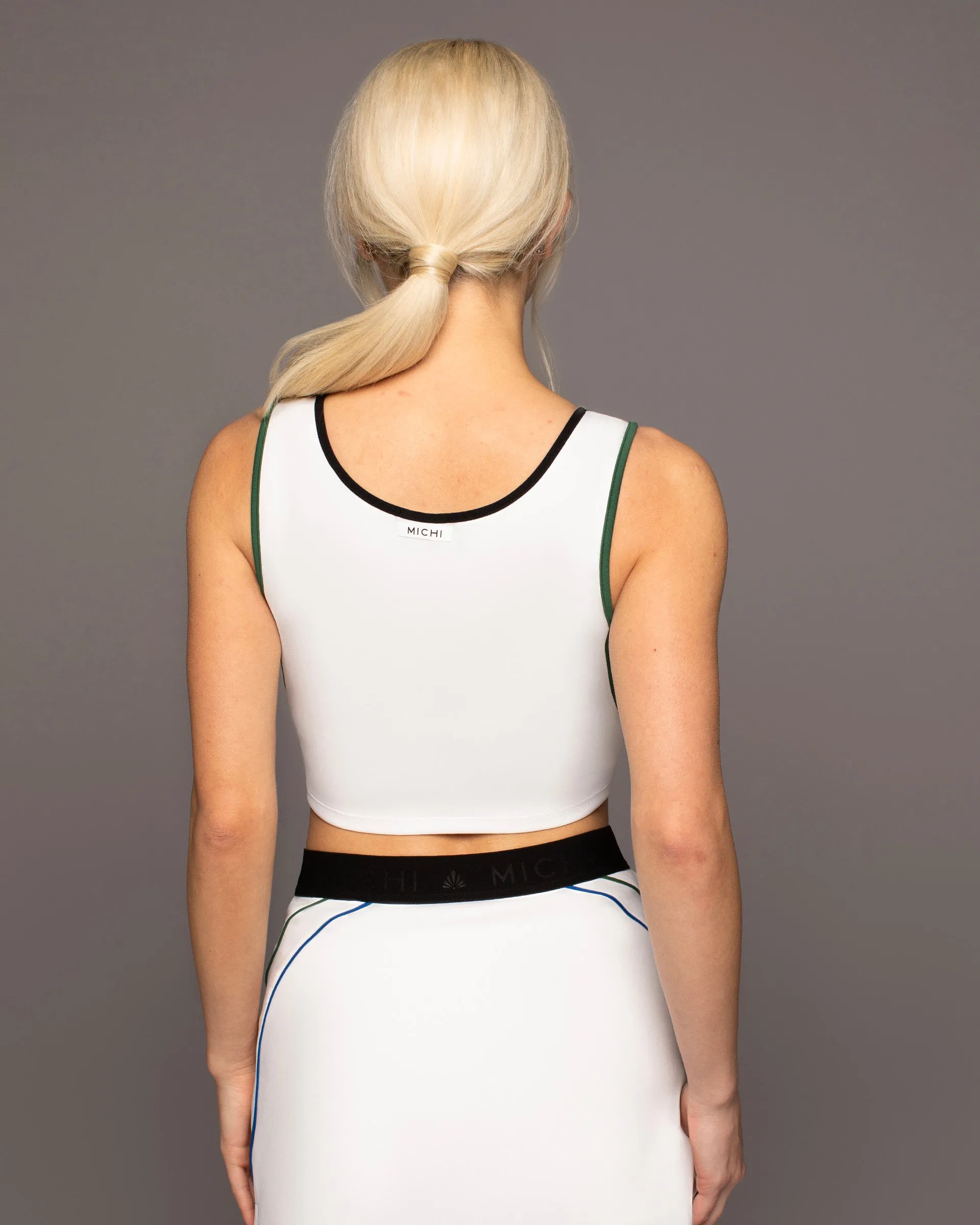 Flash Cropped Tank | Azure Pine MICHI