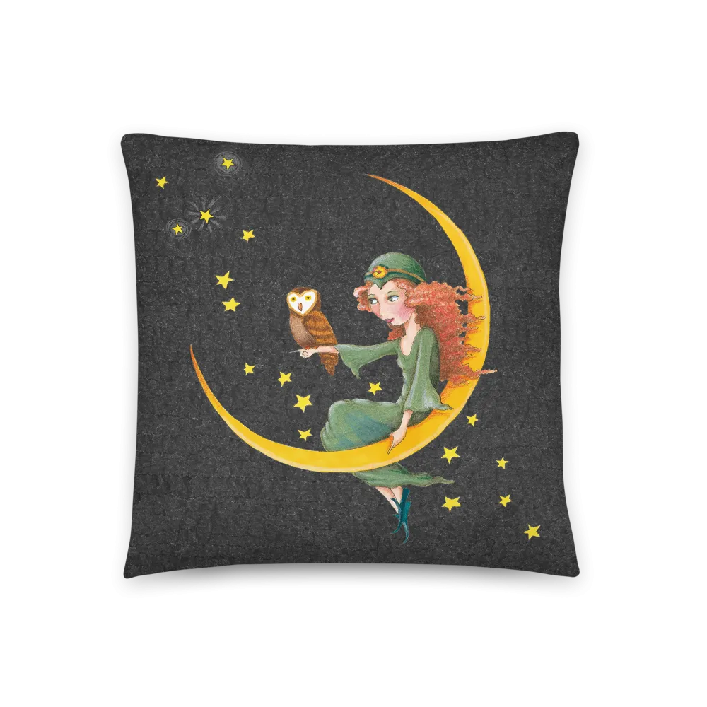 Flying on the Moon Pillow