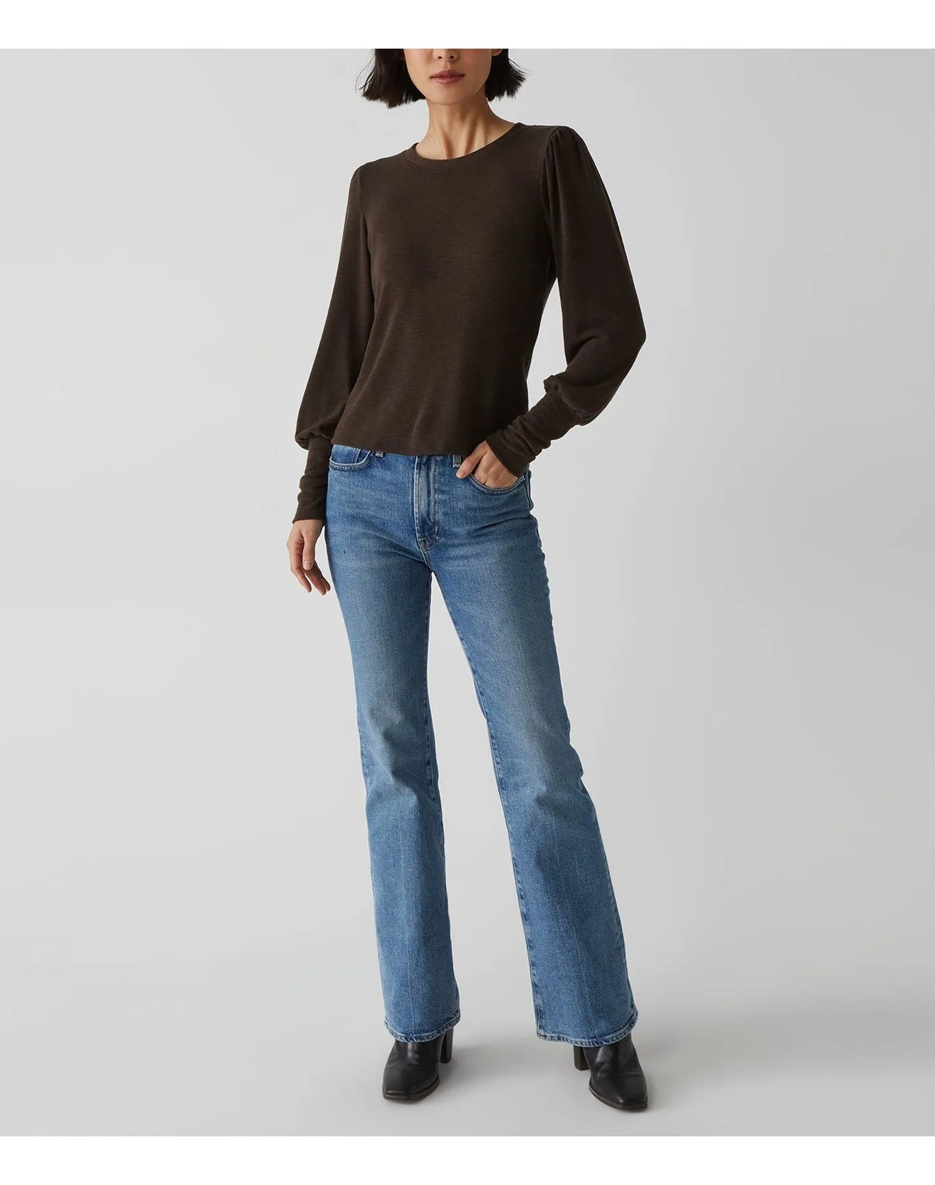 Fonda Puff Sleeve Top | Java MICHAEL STARS