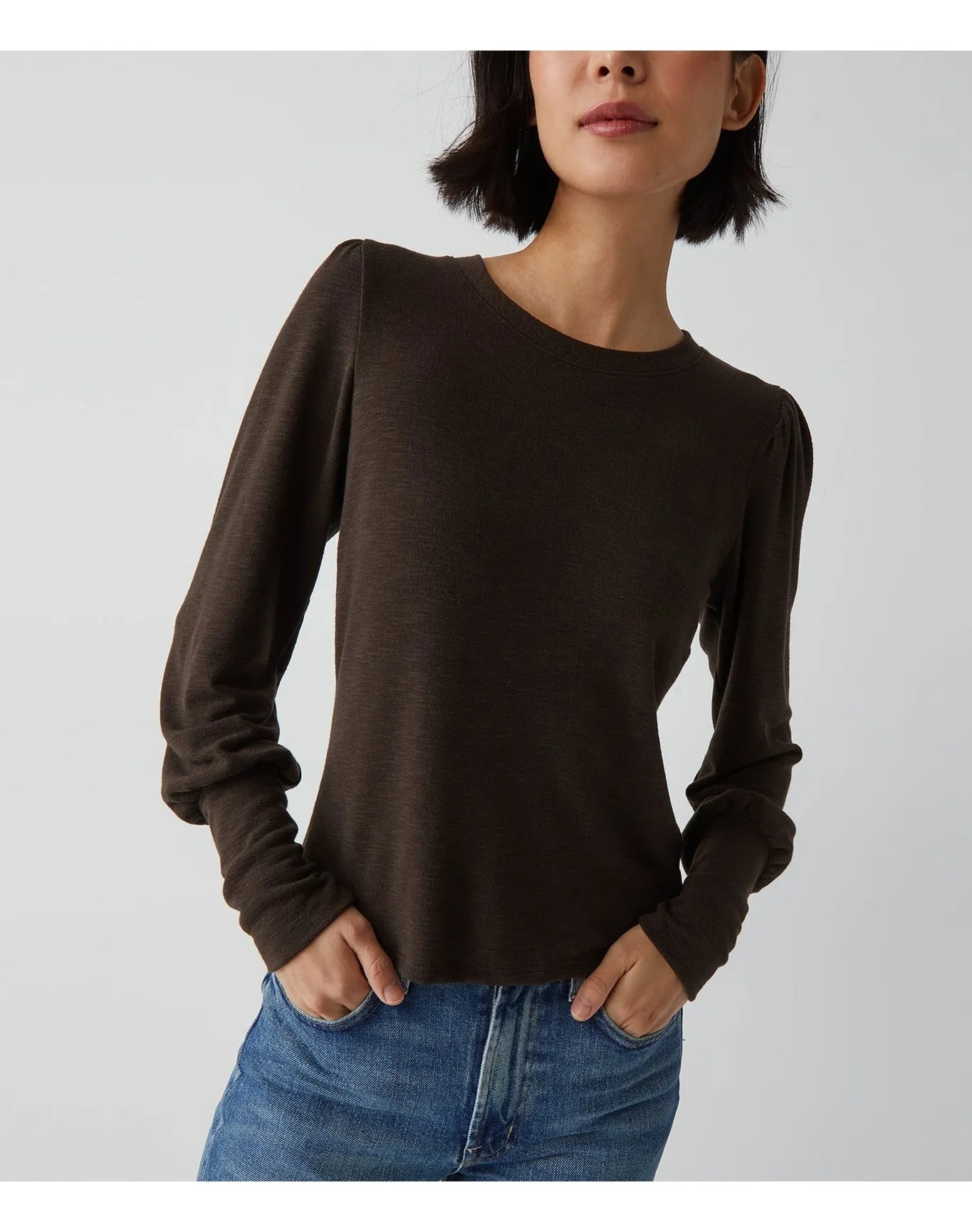 Fonda Puff Sleeve Top | Java MICHAEL STARS
