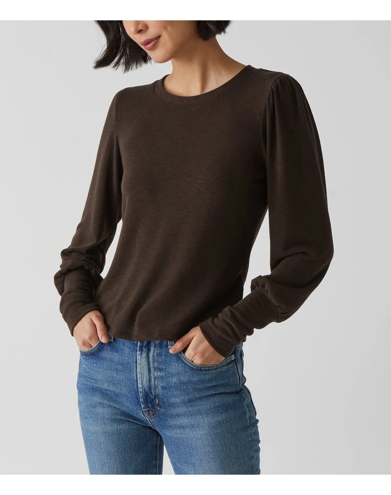 Fonda Puff Sleeve Top | Java MICHAEL STARS