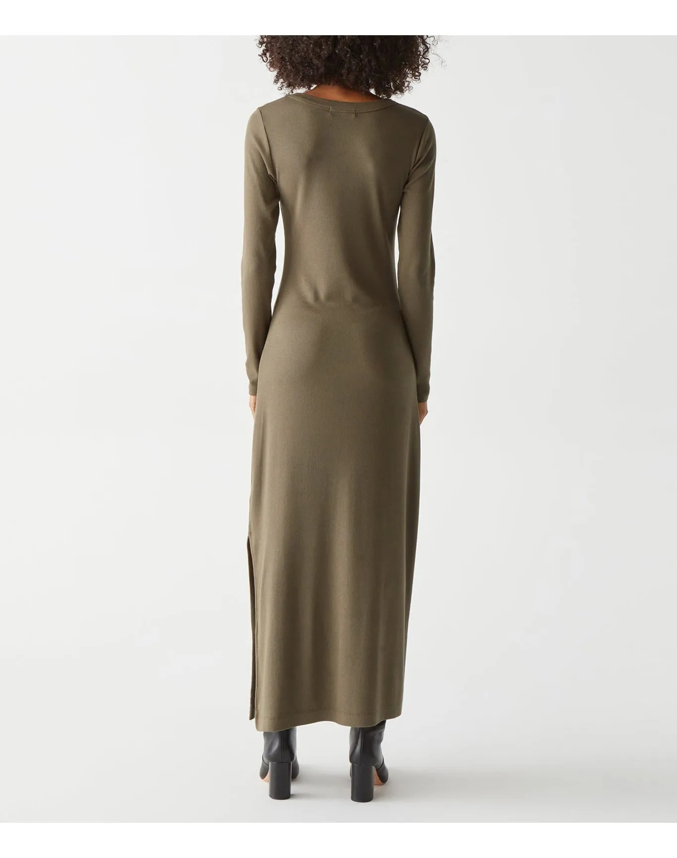 Fowler Ribbed Maxi Dress with Slit | Dolma MICHAEL STARS