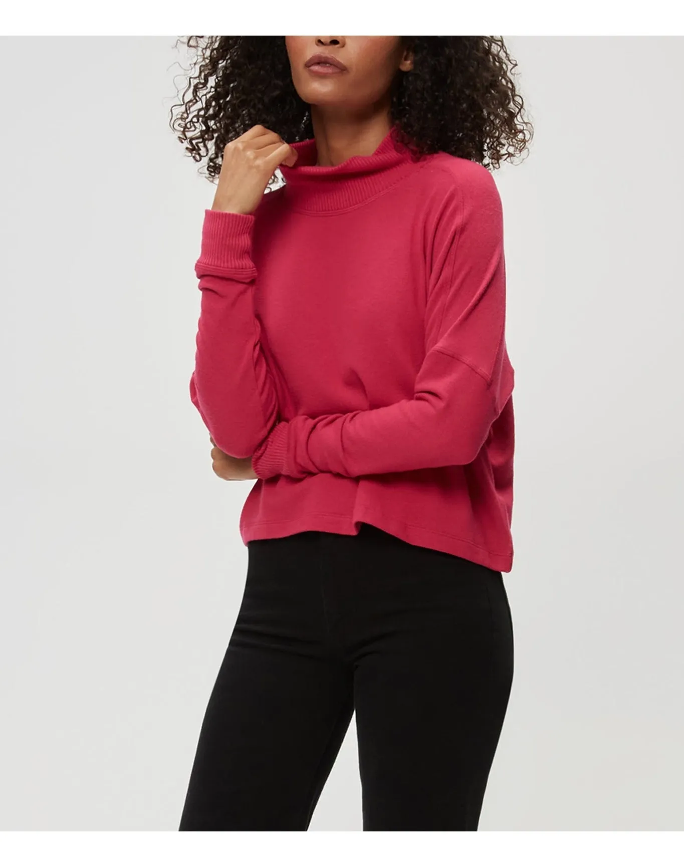 Frida Mock Neck Top | Dark Voltage MICHAEL STARS