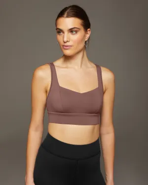 Fuse Longline Bra | Rosewood MICHI