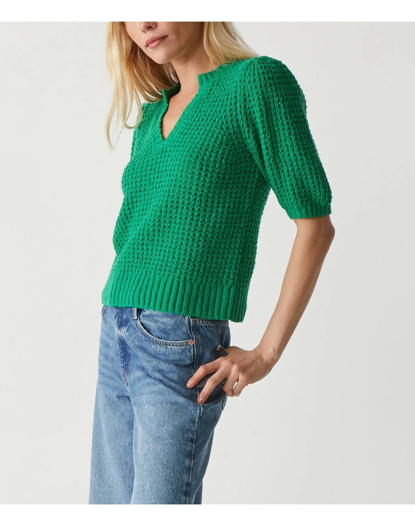 Gemma Puff Sleeve Sweater | Kelly MICHAEL STARS
