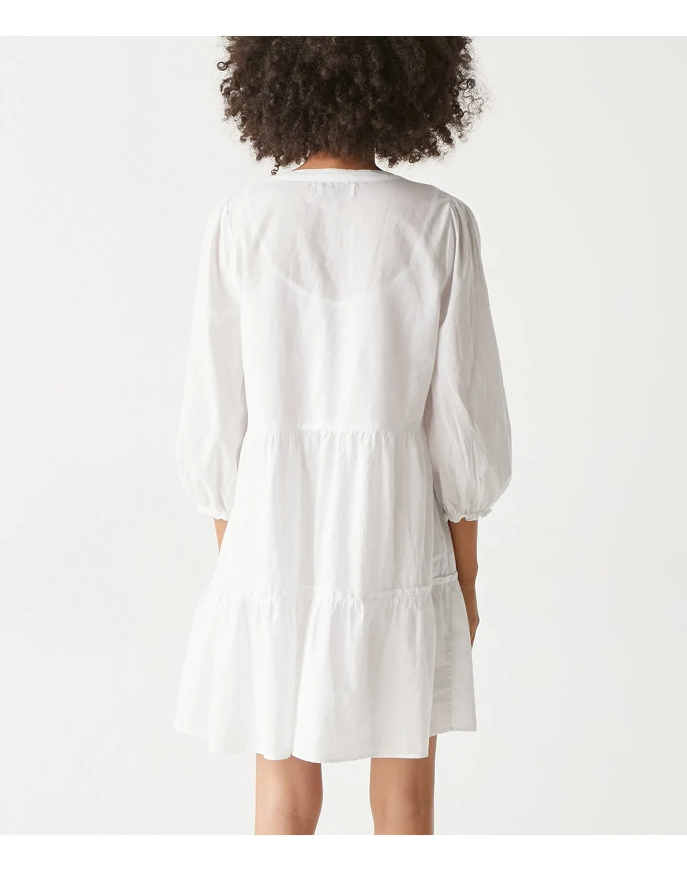 Georgie Tiered Dress | White MICHAEL STARS