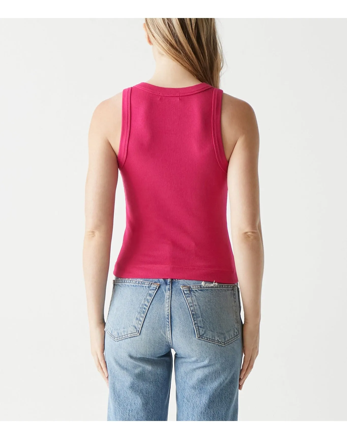Gina Ribbed Crop Tank | Dark Voltage MICHAEL STARS