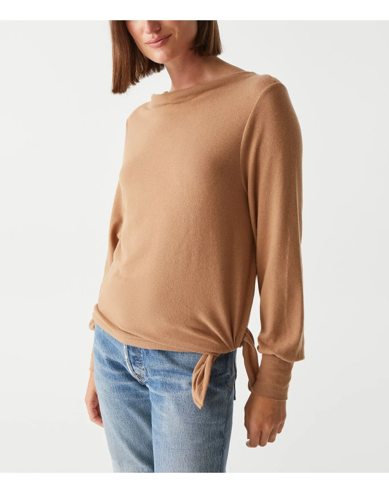 Giulia Asymmetrical Top | Camel MICHAEL STARS