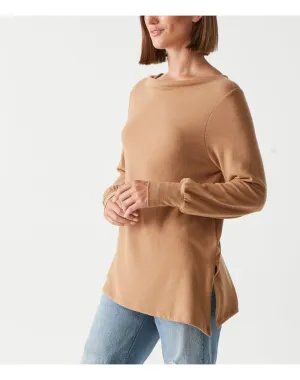 Giulia Asymmetrical Top | Camel MICHAEL STARS
