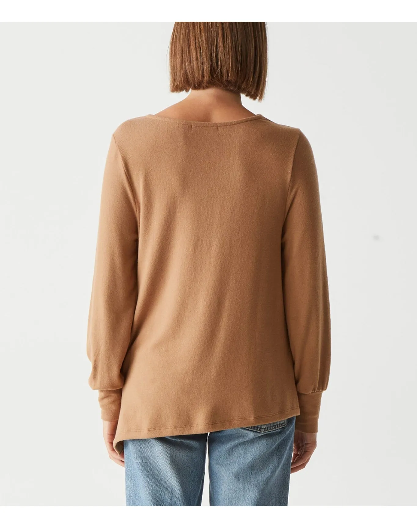 Giulia Asymmetrical Top | Camel MICHAEL STARS