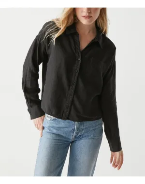 Gracie Linen Shirt | Black MICHAEL STARS