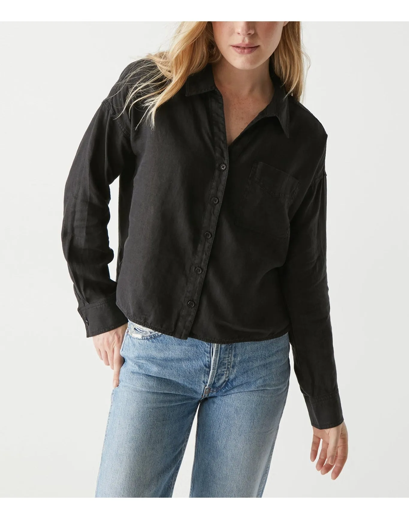 Gracie Linen Shirt | Black MICHAEL STARS