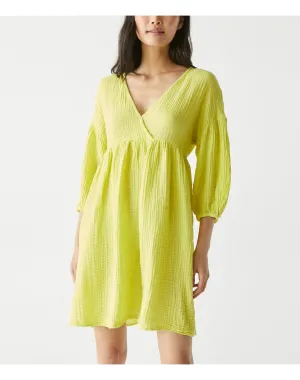 Hailey Gauze Dress | Peridot MICHAEL STARS