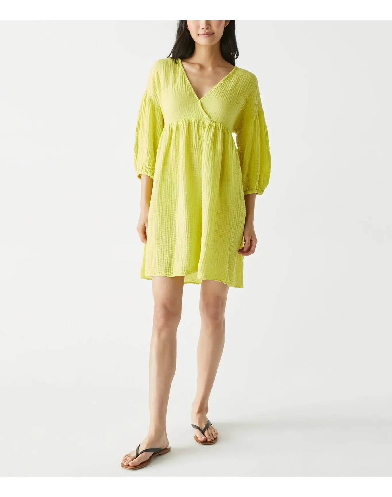 Hailey Gauze Dress | Peridot MICHAEL STARS