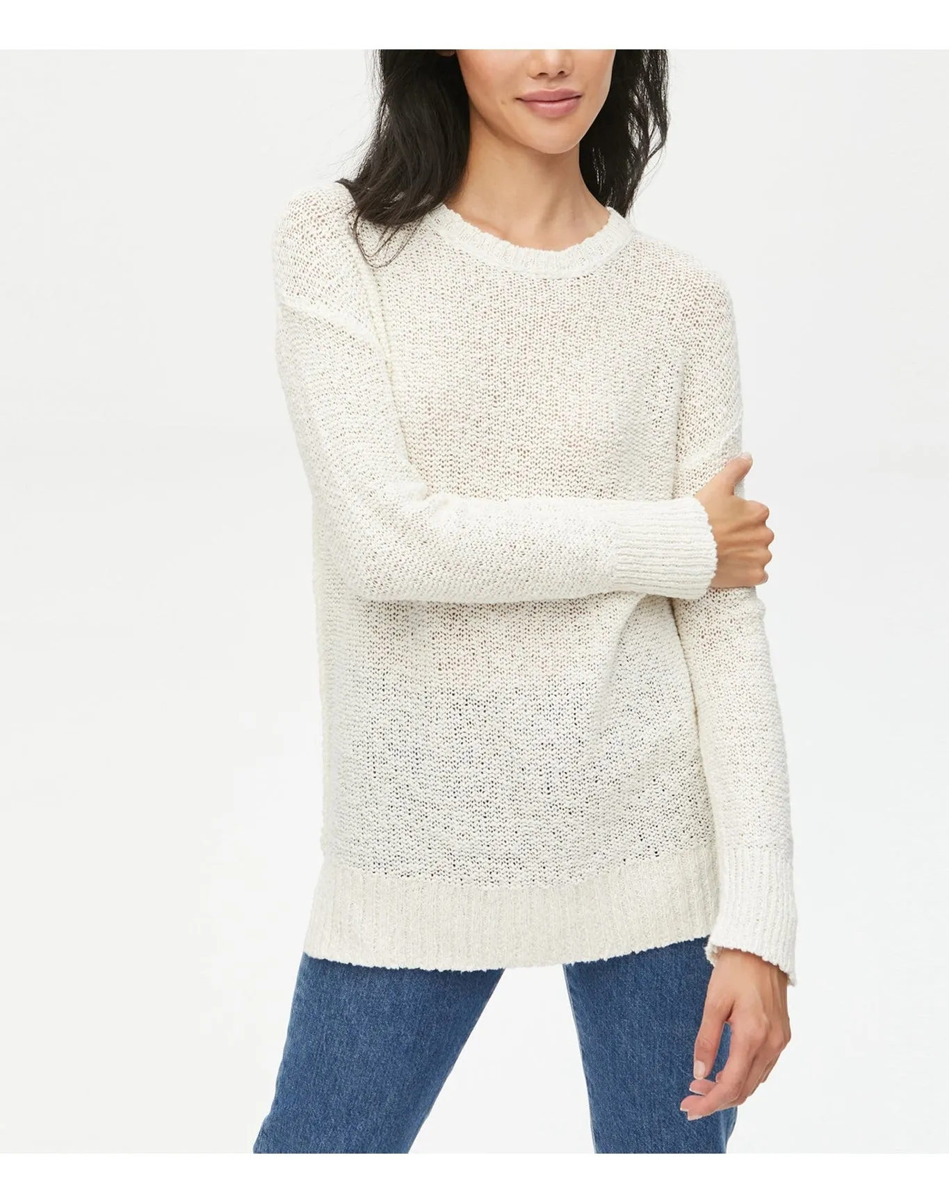 Hanson Pullover Sweater | Chalk MICHAEL STARS