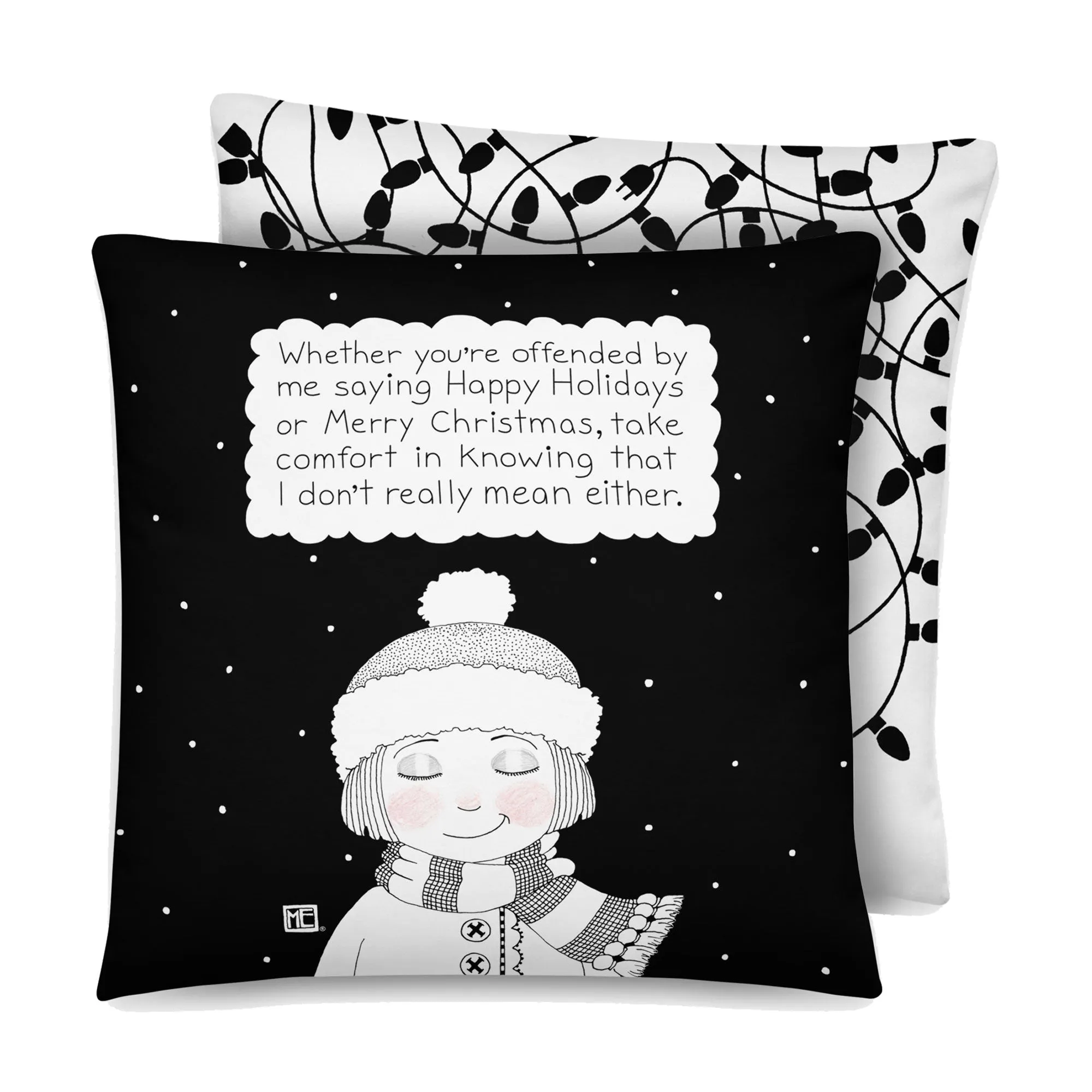 Happy Neither Pillow