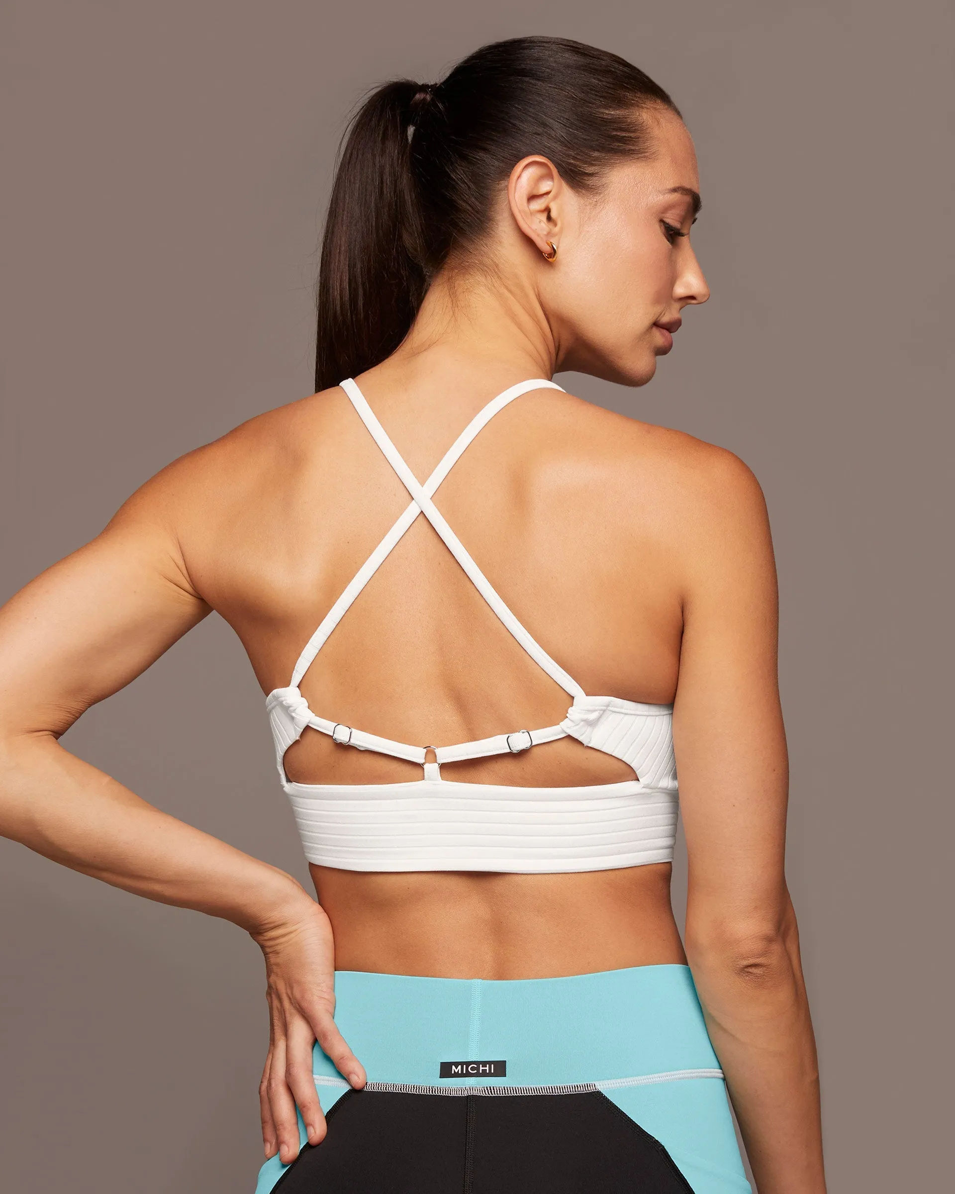 Haze Longline Bra | Ivory MICHI