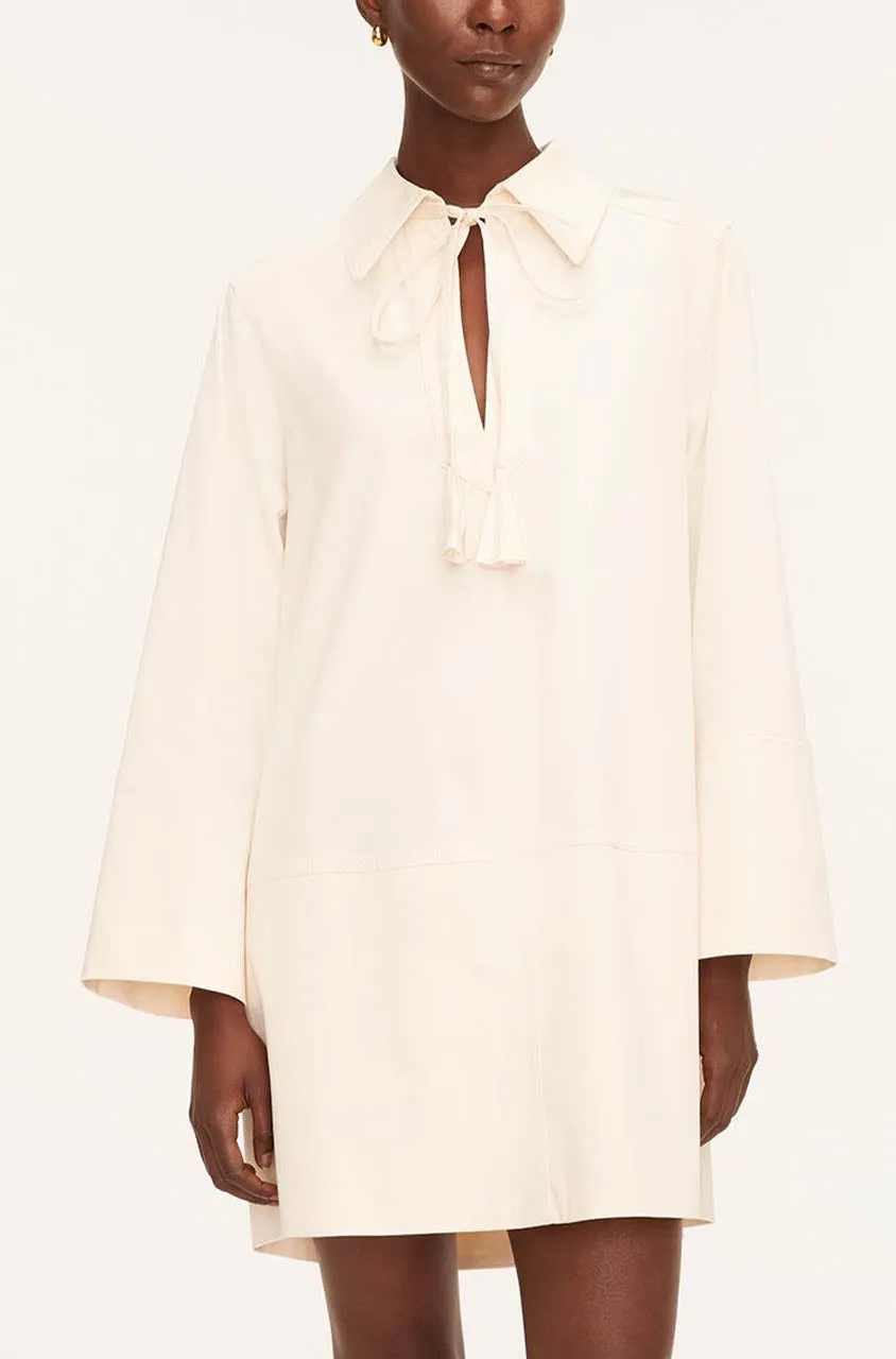 Heavy Cotton Shirt Dress | Latte REBECCA TAYLOR