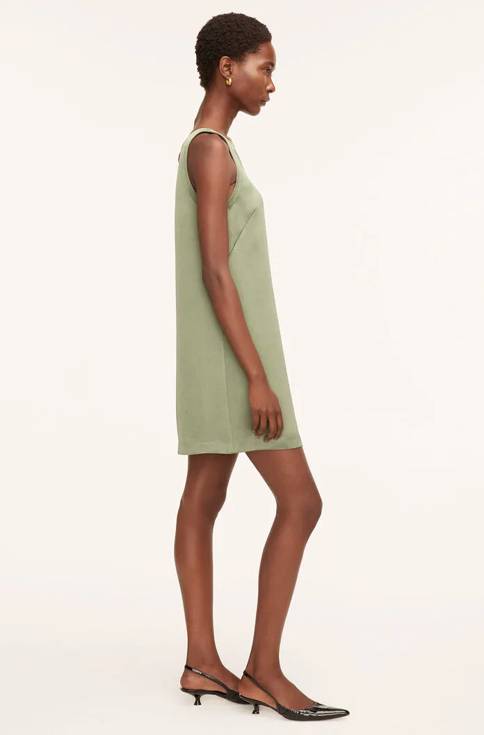 Heavy Satin Shift Dress | Foliage REBECCA TAYLOR