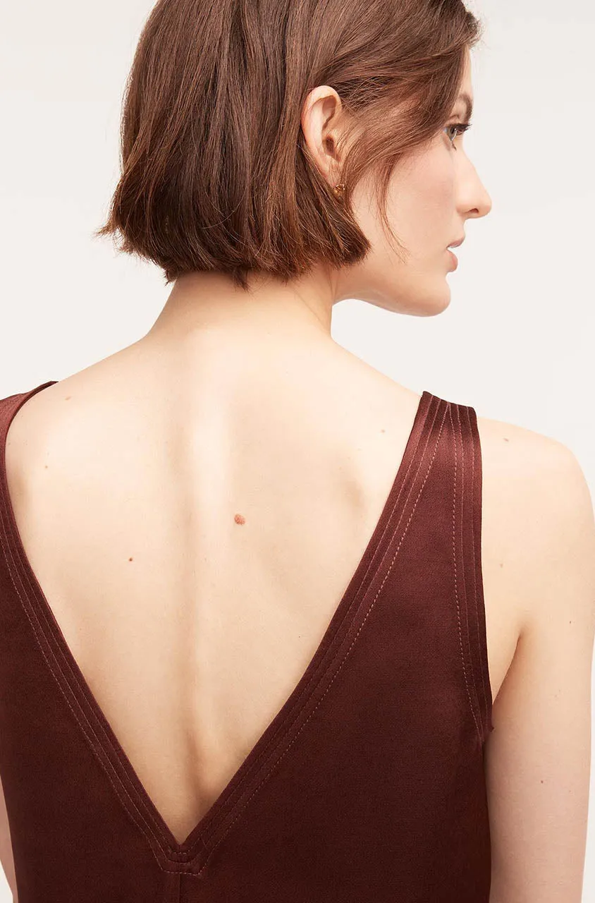Heavy Satin Shift Dress | Raisin REBECCA TAYLOR
