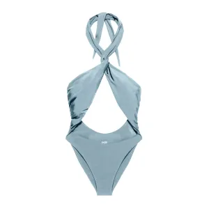 Helix One Piece | Glacier Sheen JADE SWIM