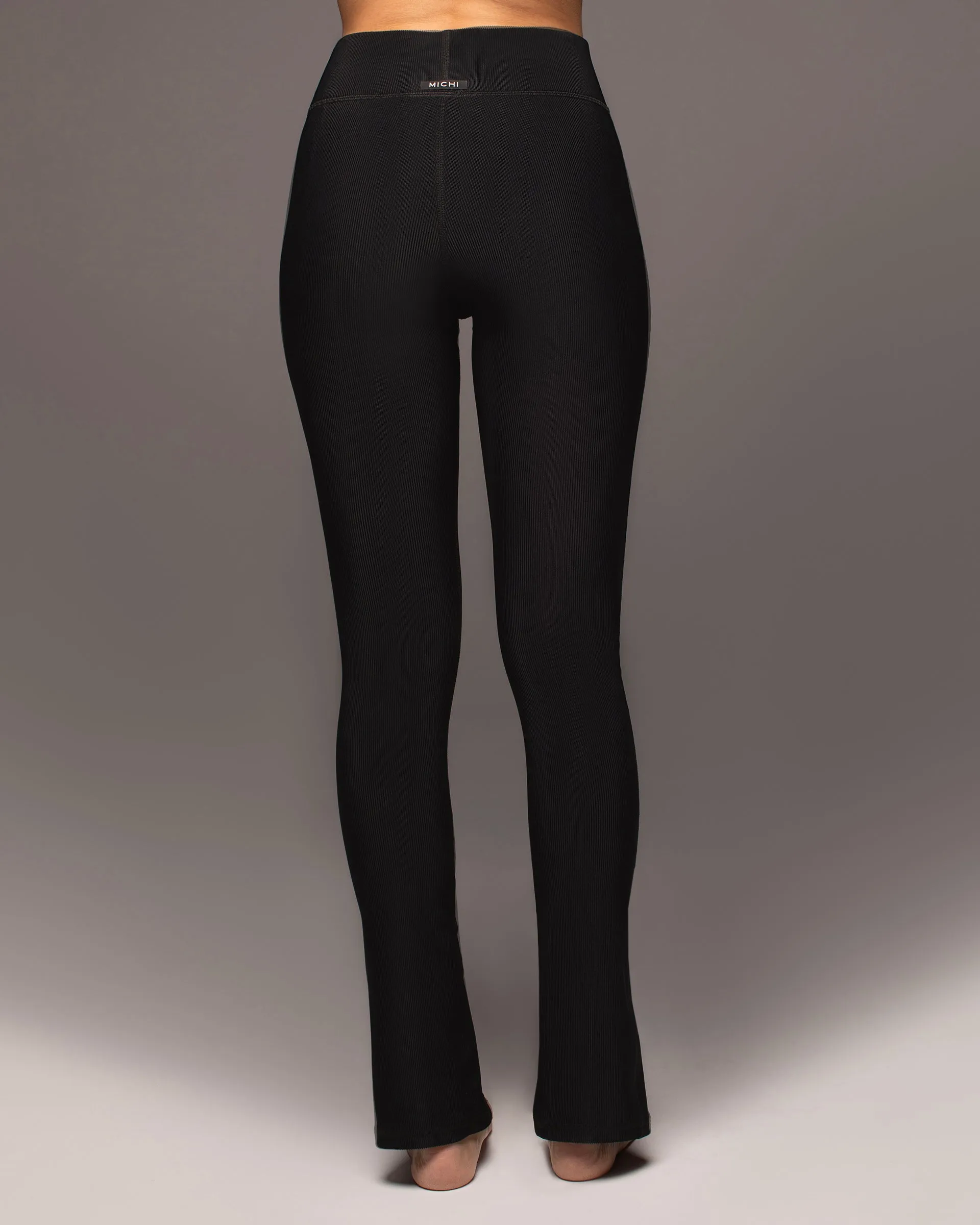 Horizon Ribbed Legging | Black MICHI
