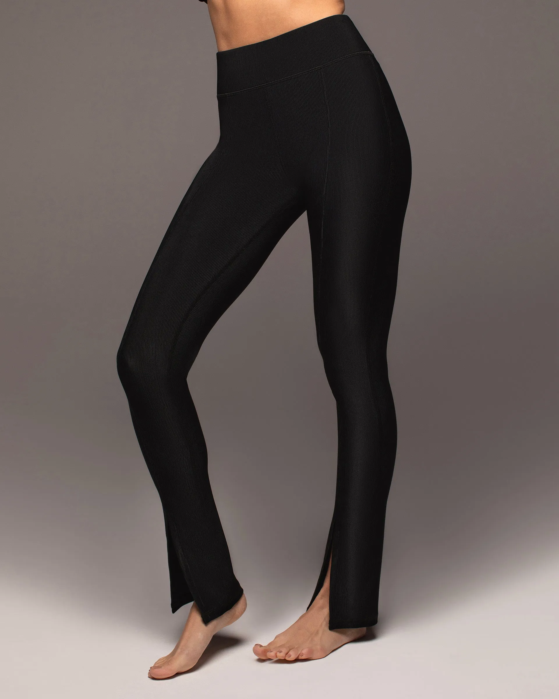 Horizon Ribbed Legging | Black MICHI