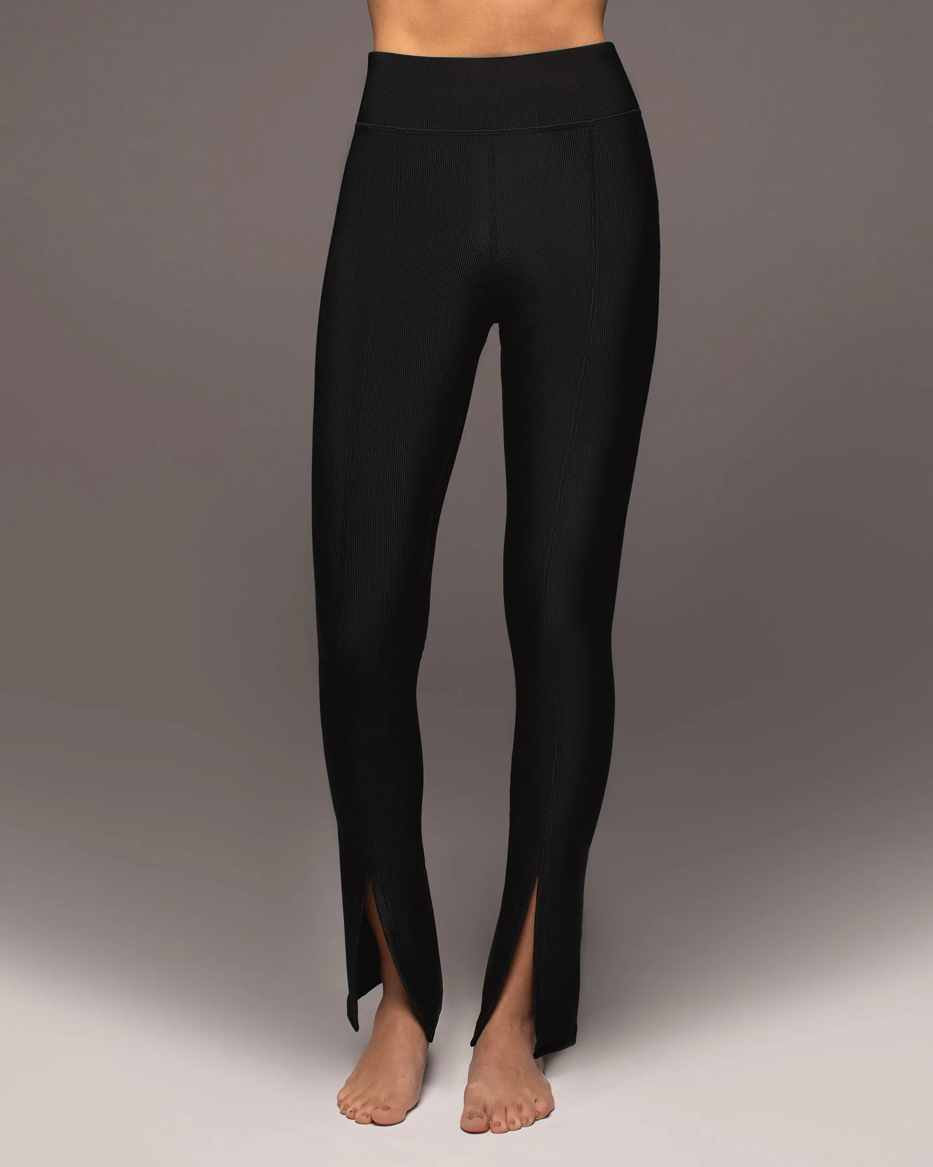 Horizon Ribbed Legging | Black MICHI
