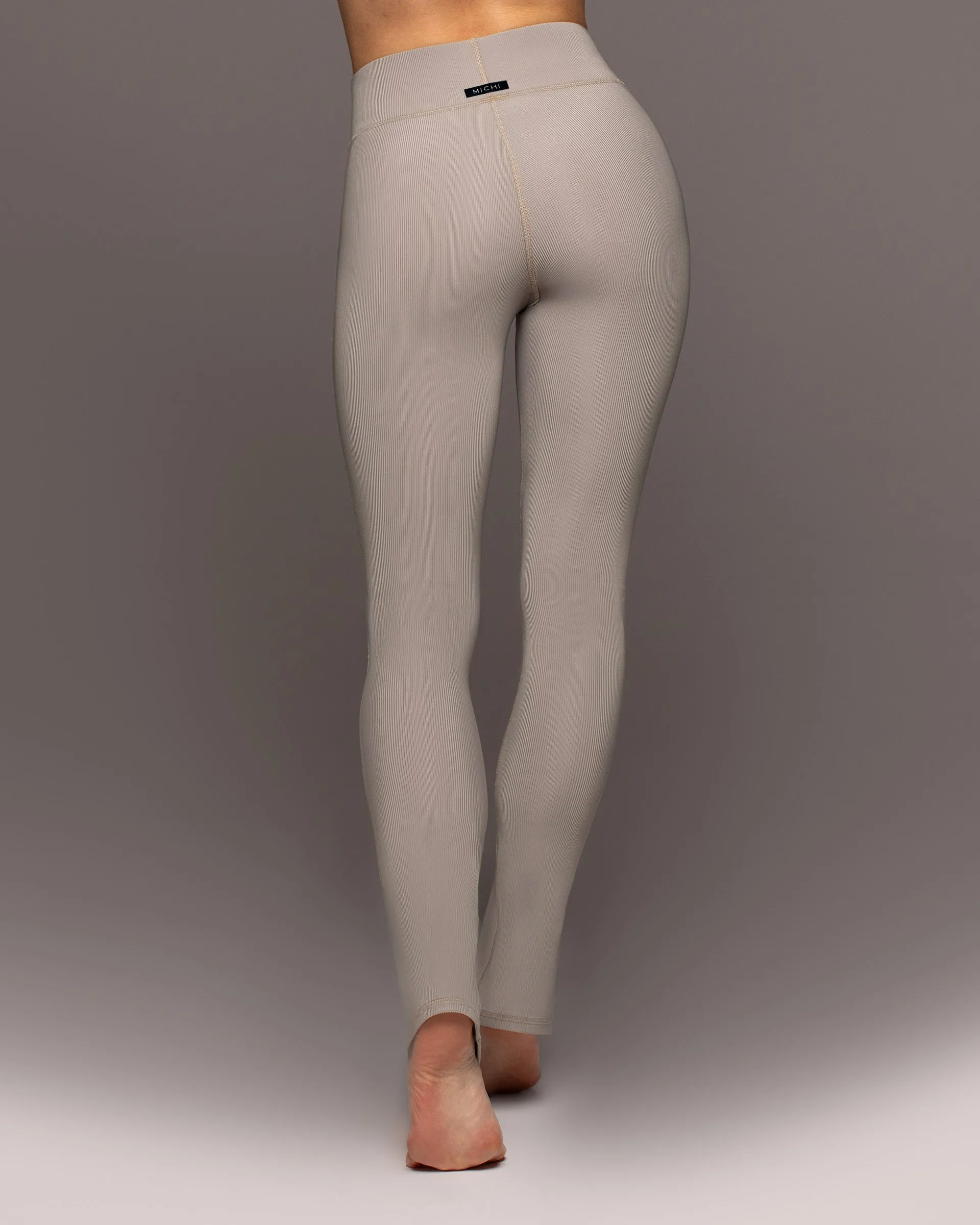 Horizon Ribbed Legging | Sandstone MICHI