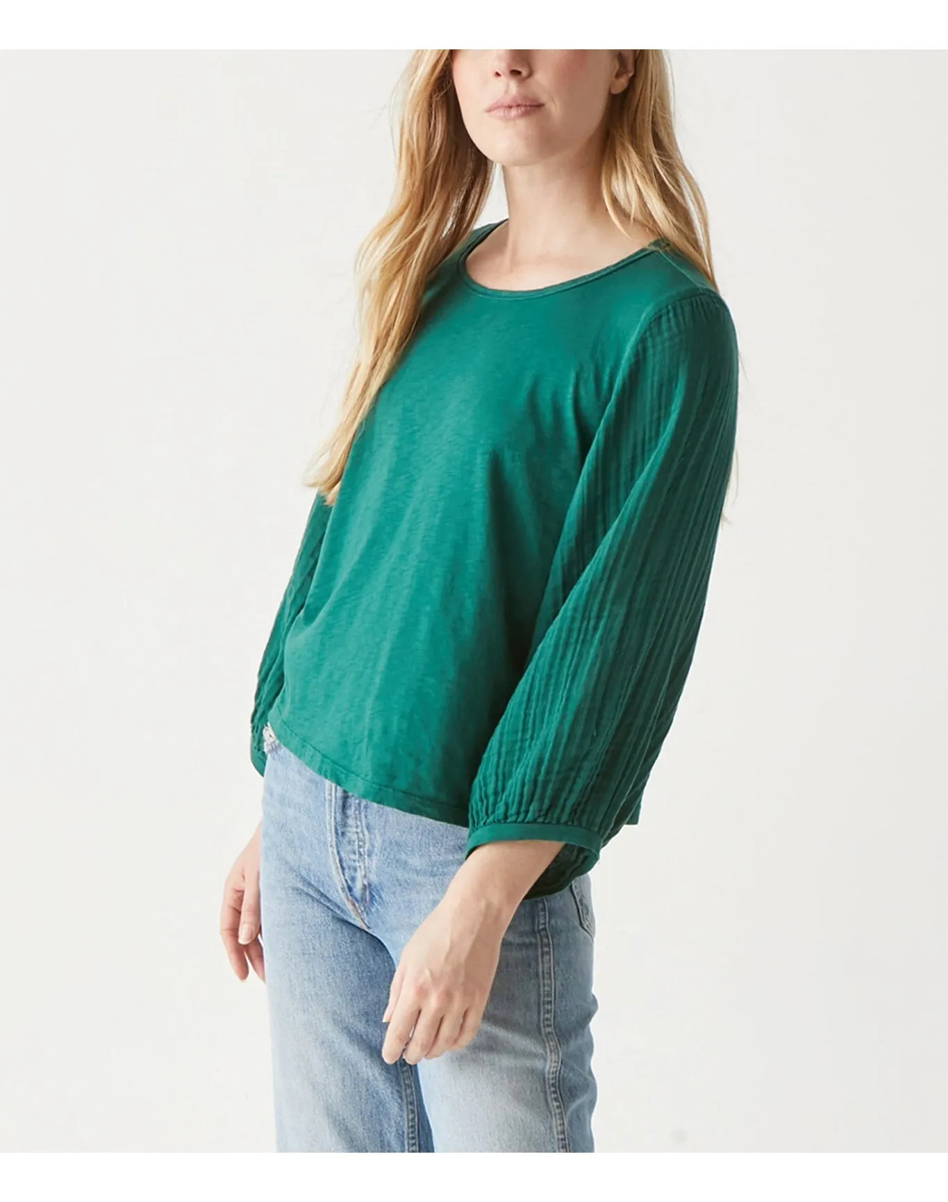 Iliana Fabric Mixed Top | Ivy MICHAEL STARS
