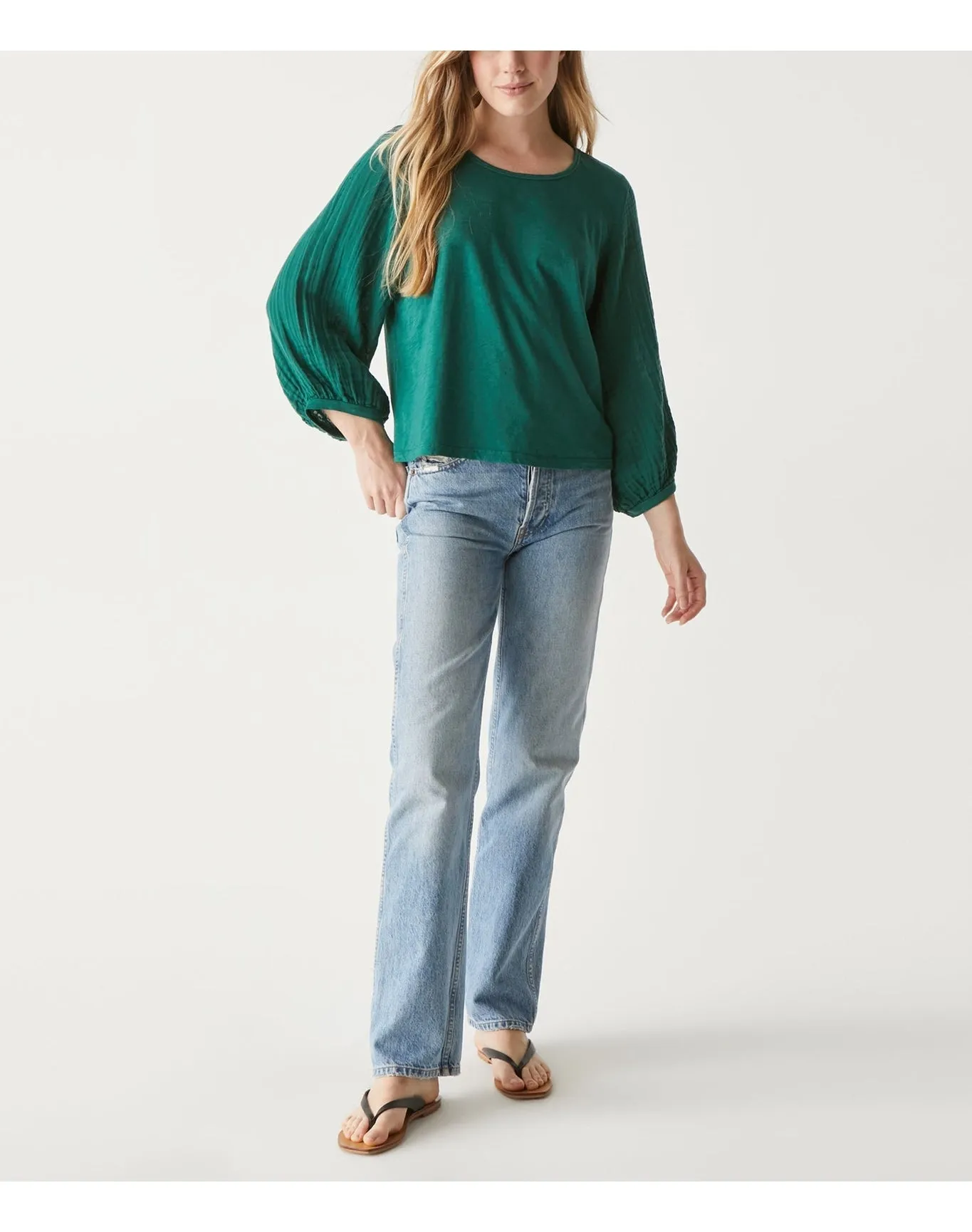 Iliana Fabric Mixed Top | Ivy MICHAEL STARS