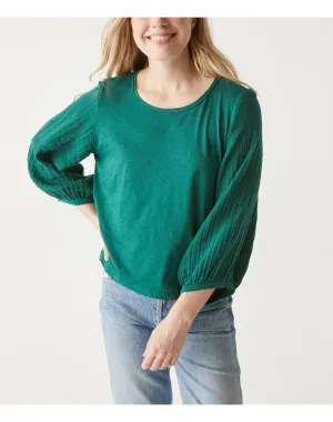 Iliana Fabric Mixed Top | Ivy MICHAEL STARS