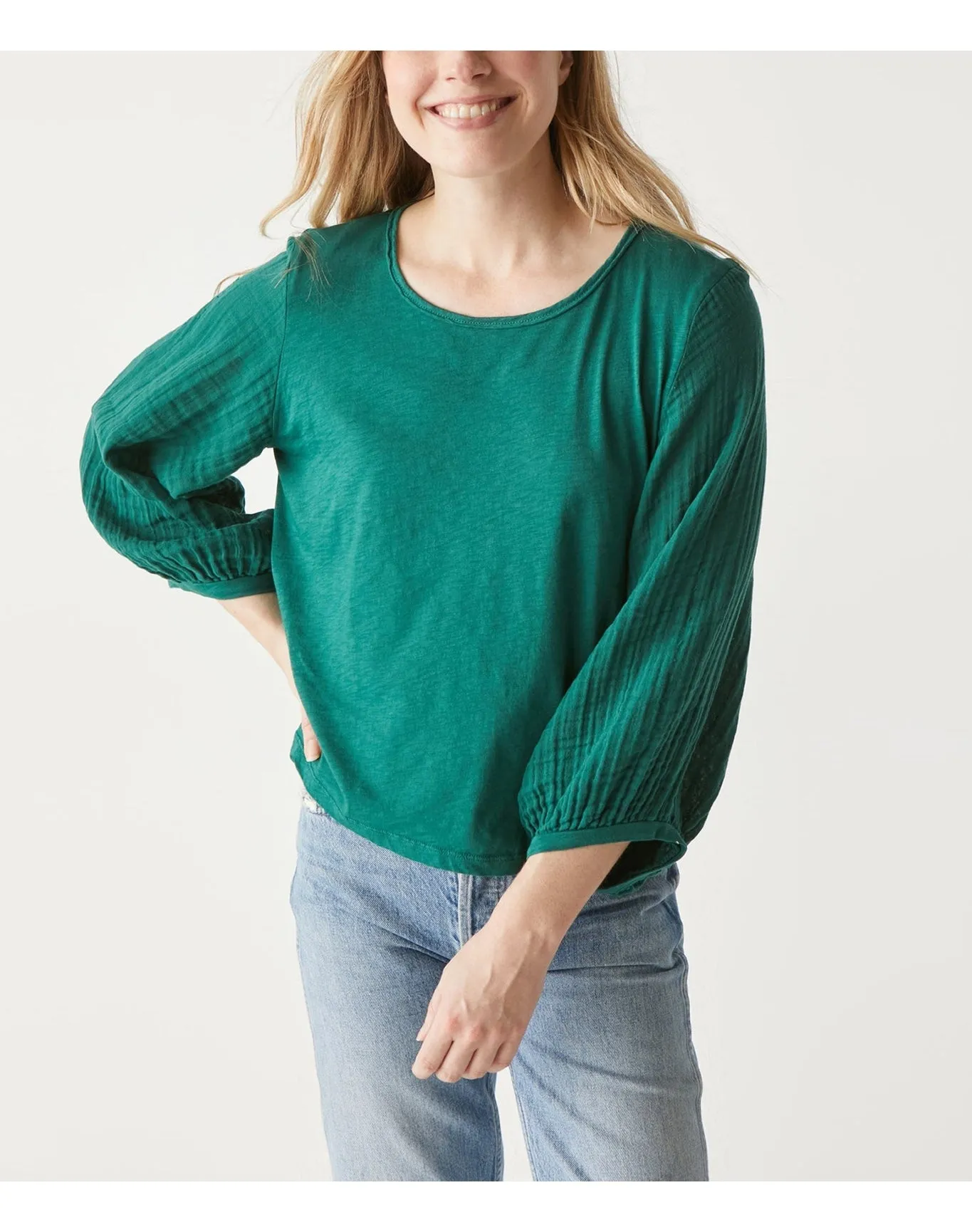 Iliana Fabric Mixed Top | Ivy MICHAEL STARS