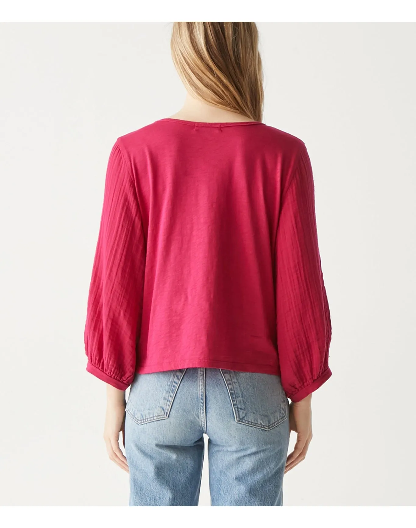 Iliana Fabric Mixed Top | Jam MICHAEL STARS