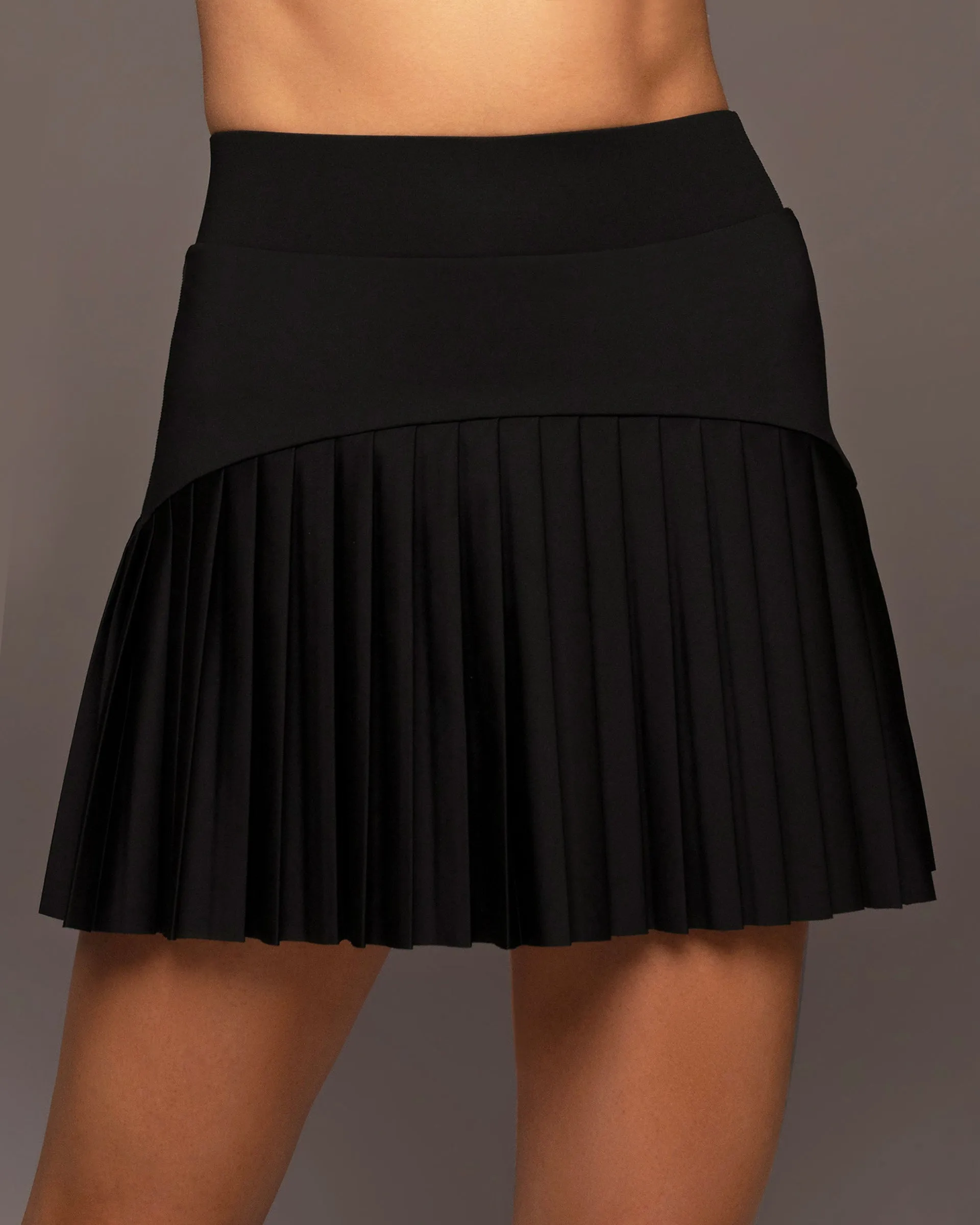 Instinct Tennis Skirt w/ Shorts | Black MICHI