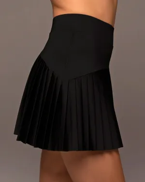 Instinct Tennis Skirt w/ Shorts | Black MICHI