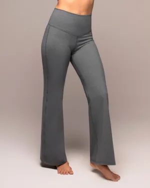 Instinct Warm Compression Flared Legging | Granite Grey MICHI