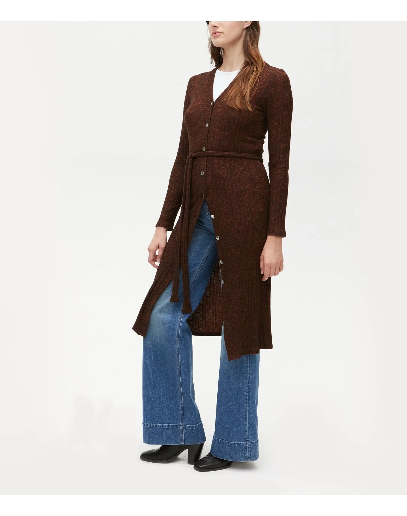 Isa Ribbed Cardigan | Rustique MICHAEL STARS