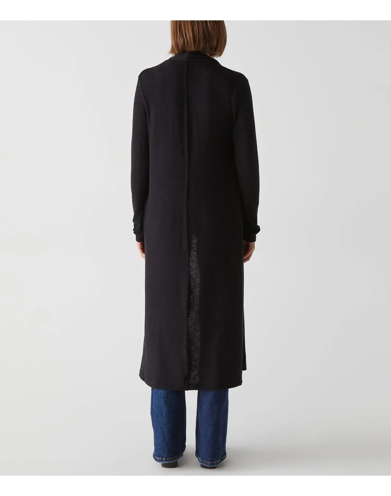 Izzy Longline Open Cardigan | Black MICHAEL STARS