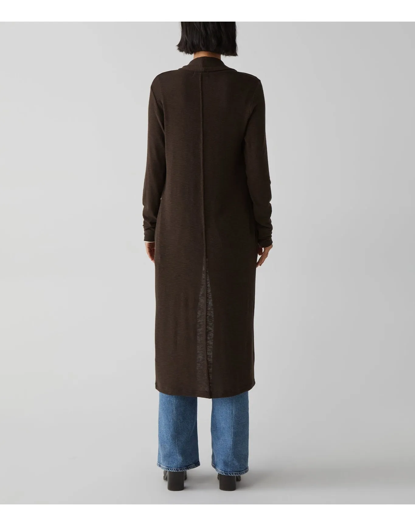 Izzy Longline Open Cardigan | Java MICHAEL STARS