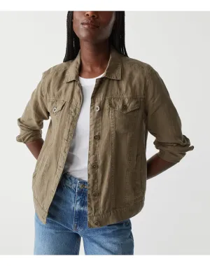 Jean Linen Jacket | Camo MICHAEL STARS