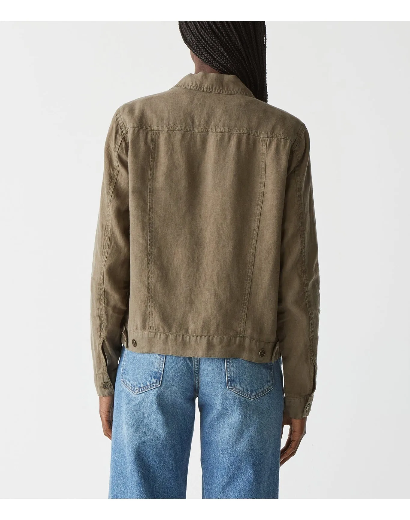 Jean Linen Jacket | Camo MICHAEL STARS