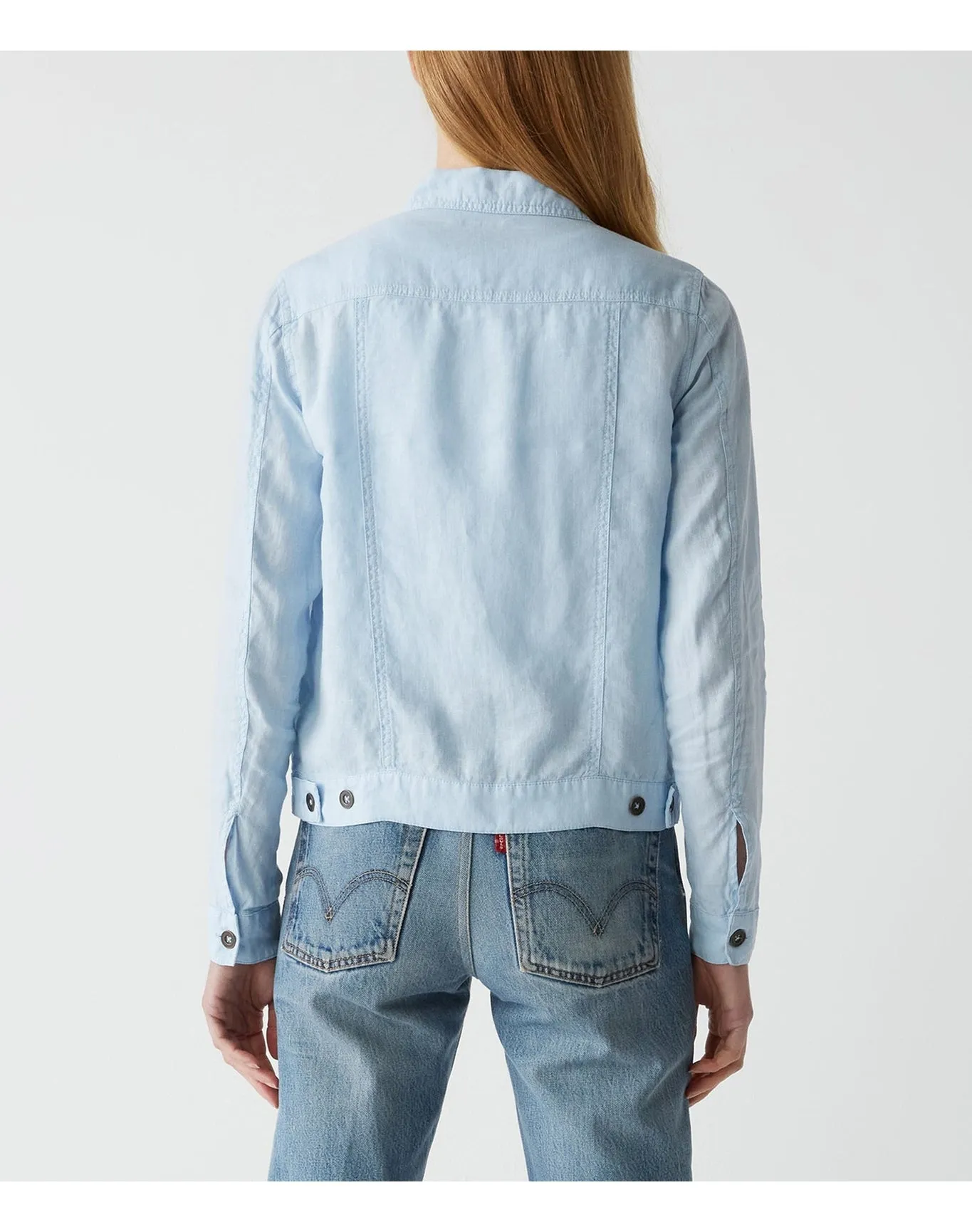 Jean Linen Jacket | Water MICHAEL STARS