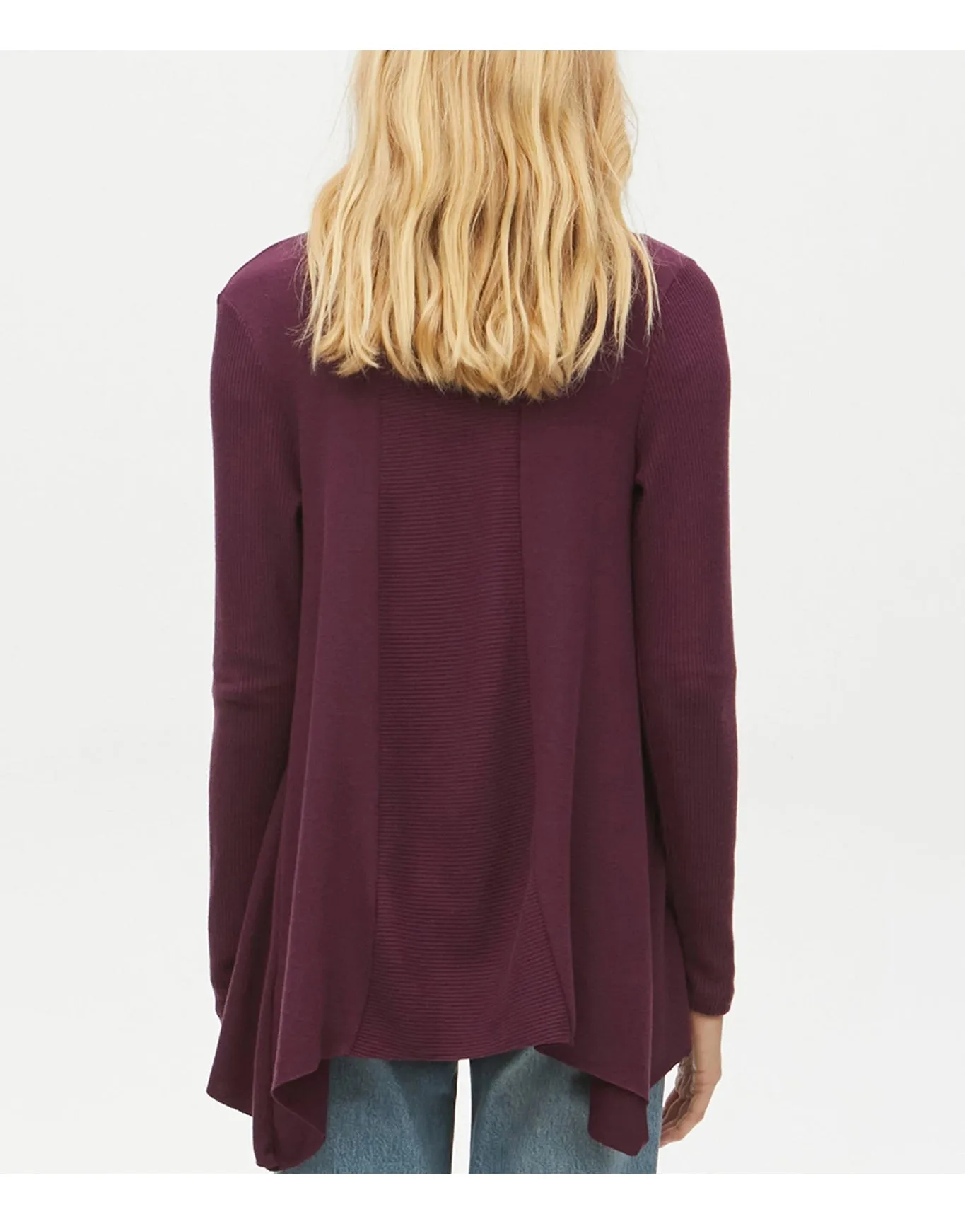 Jocelyn Open Cardigan | Plum MICHAEL STARS