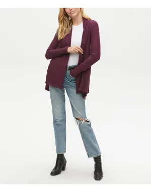 Jocelyn Open Cardigan | Plum MICHAEL STARS