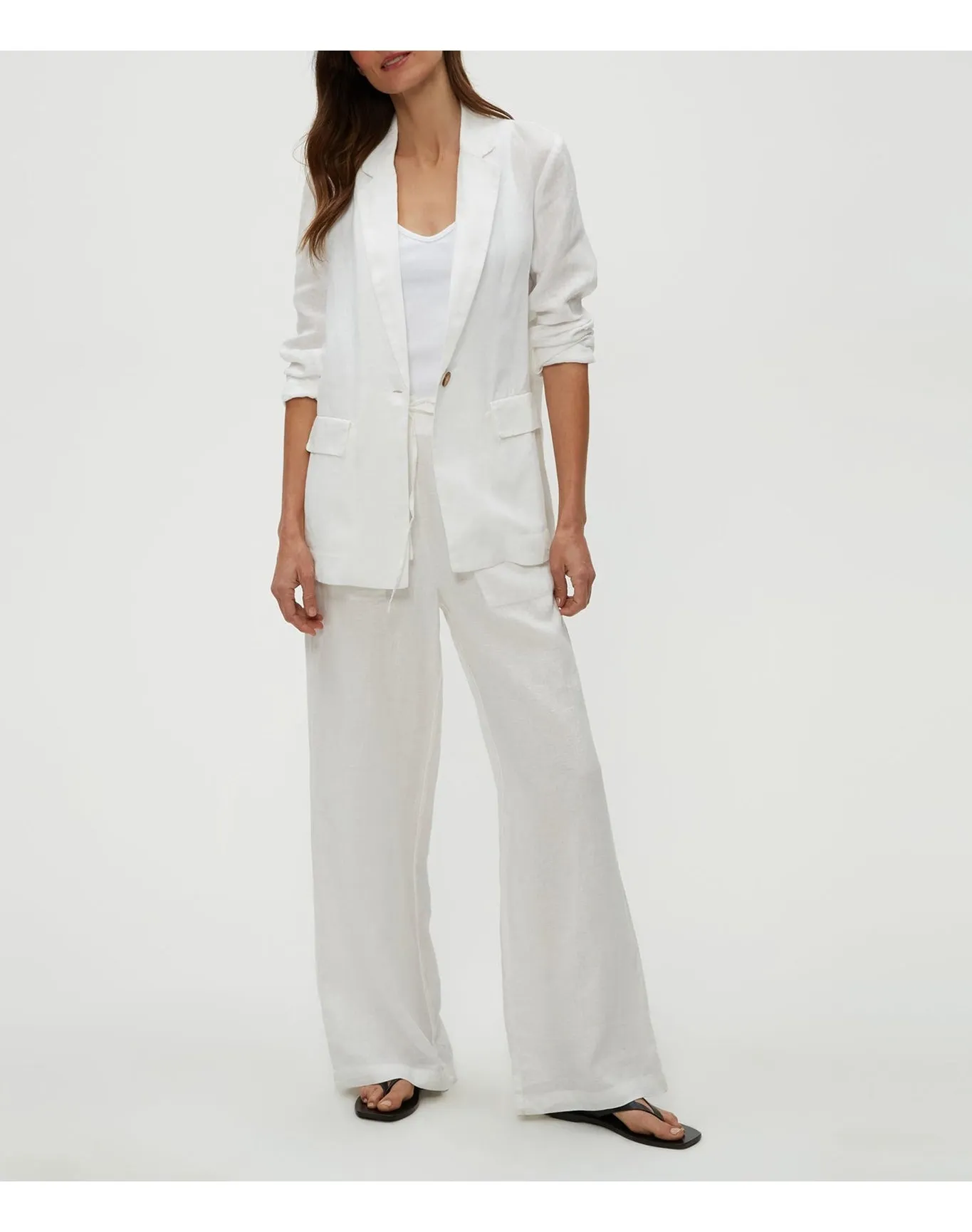 Jules Linen Pant | White MICHAEL STARS