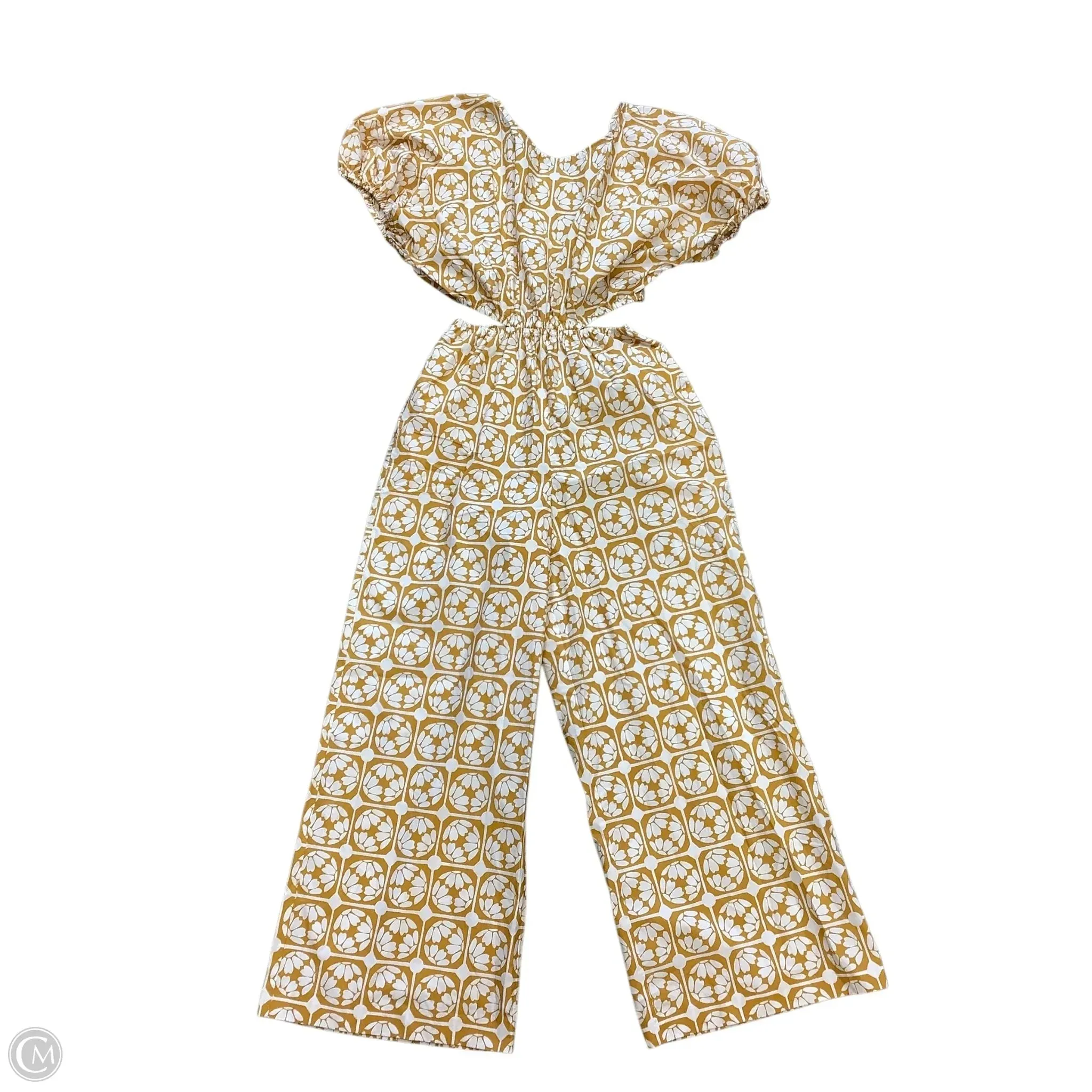 Jumpsuit By Rebecca Taylor In Yellow, Size: 2