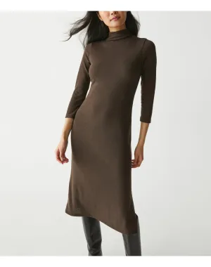Justine Mock Neck Midi Dress | Java MICHAEL STARS
