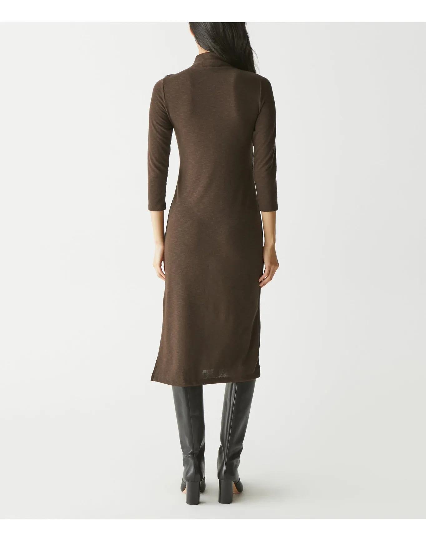 Justine Mock Neck Midi Dress | Java MICHAEL STARS